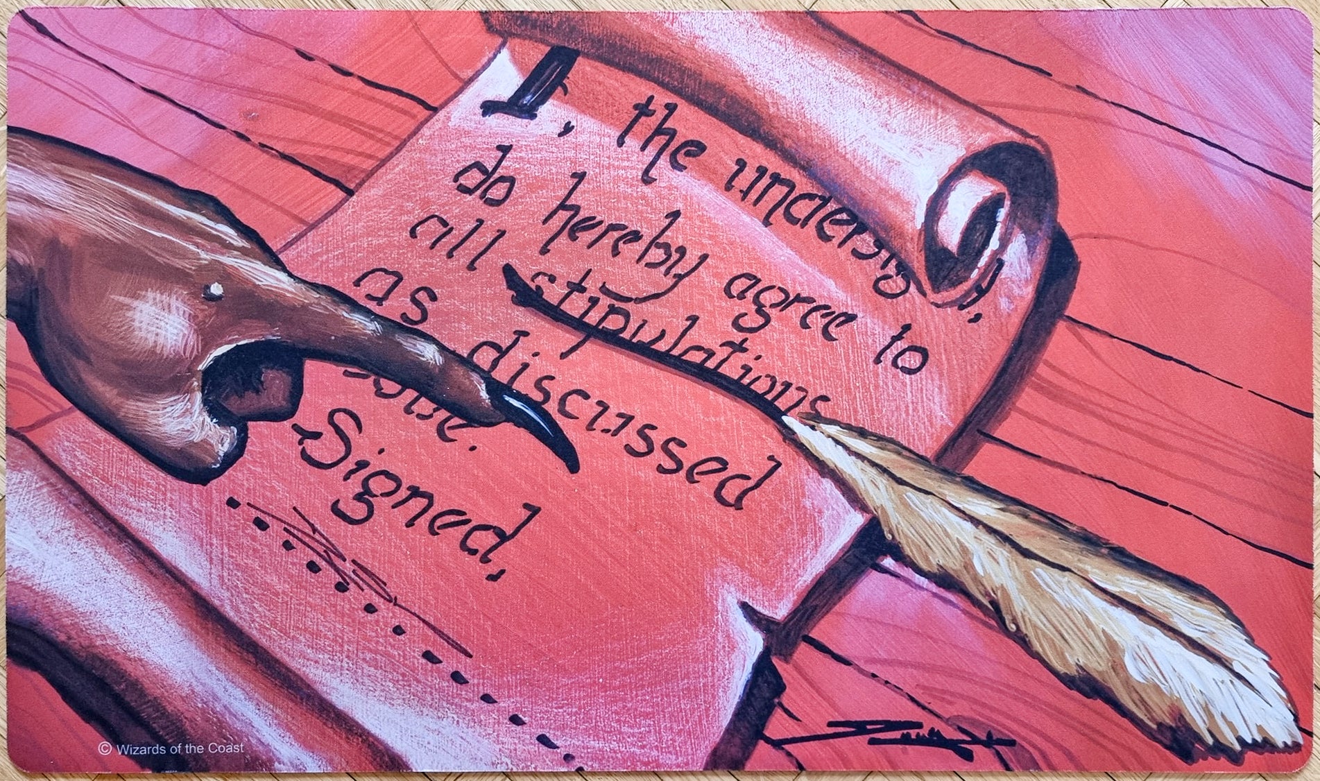 Contract from Below - Douglas Shuler - Signed by the Artist - MTG