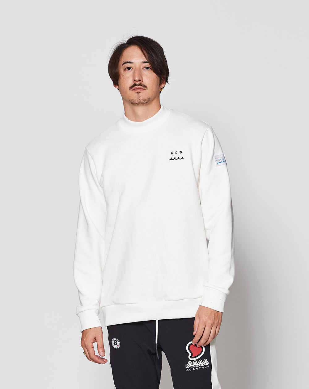 ACANTHUS × muta MARINE Mockneck Sweatshirts [全2色] – muta Online