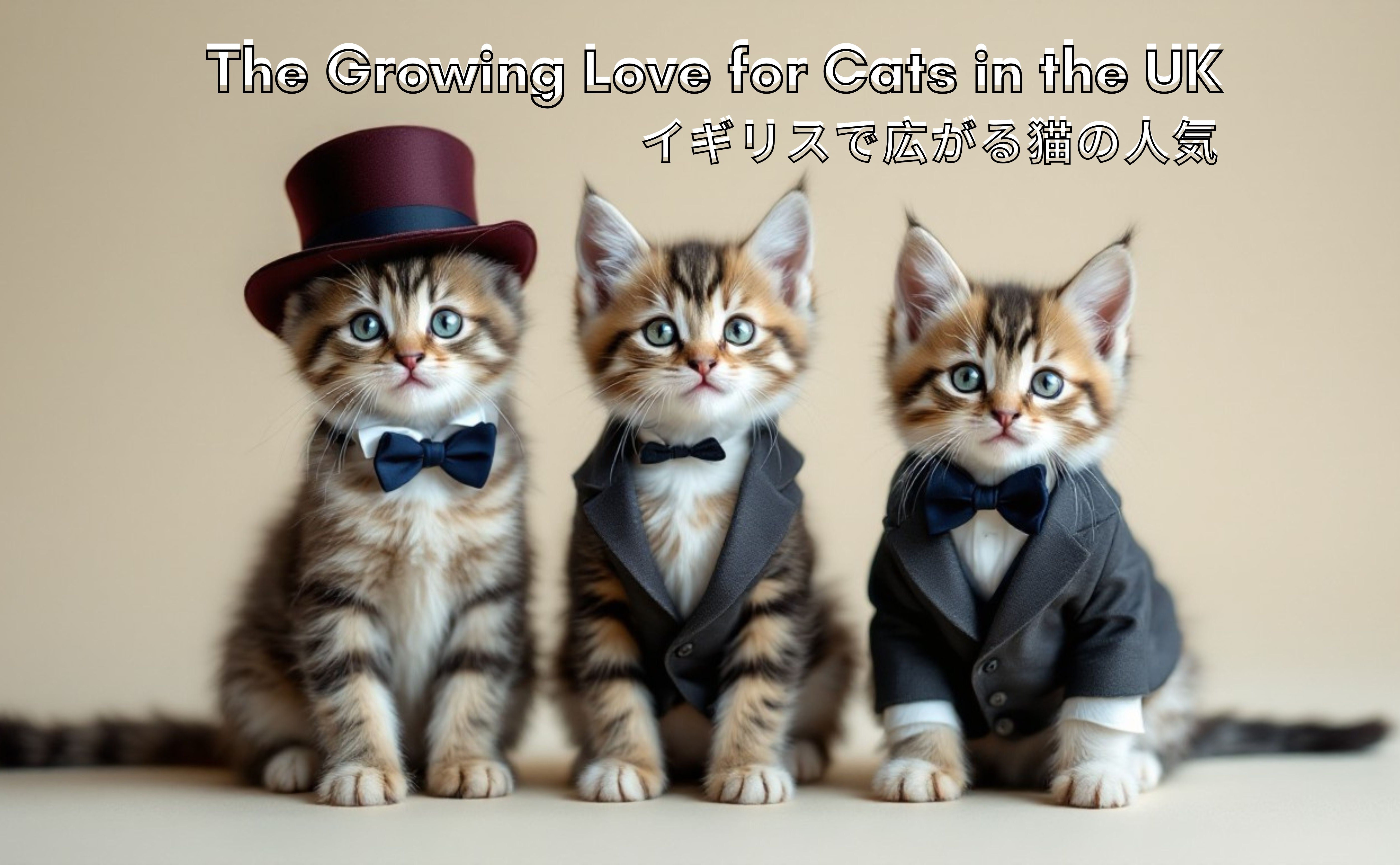 イギリスで広がる猫の人気 – My Happy London Home