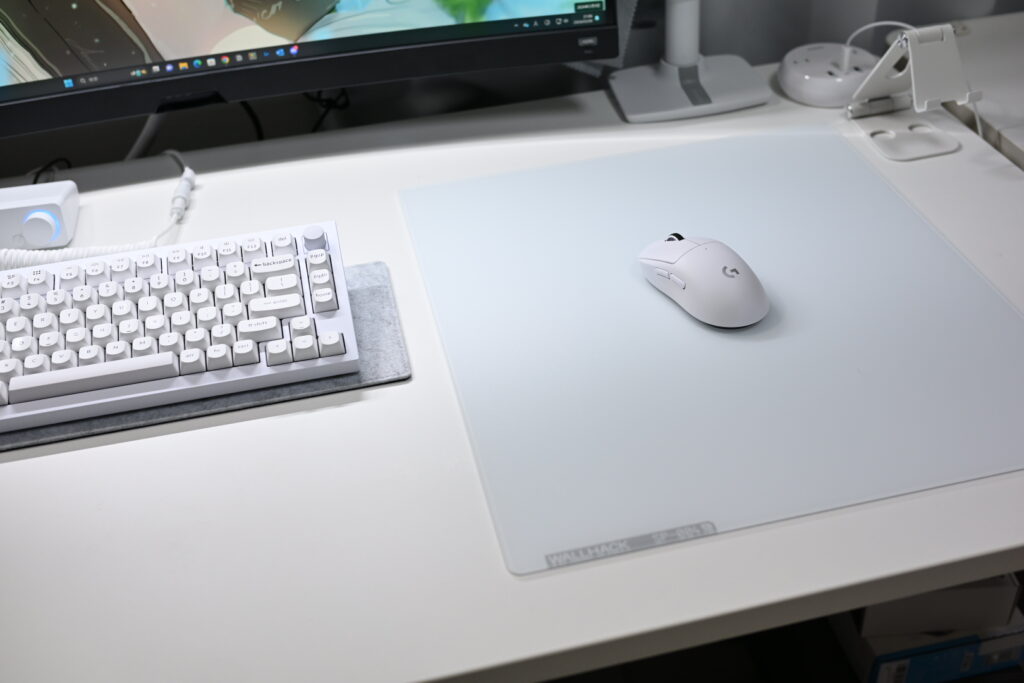 WALLHACK SP004【レビュー】｜初めてのガラスマウスパッドに挑戦