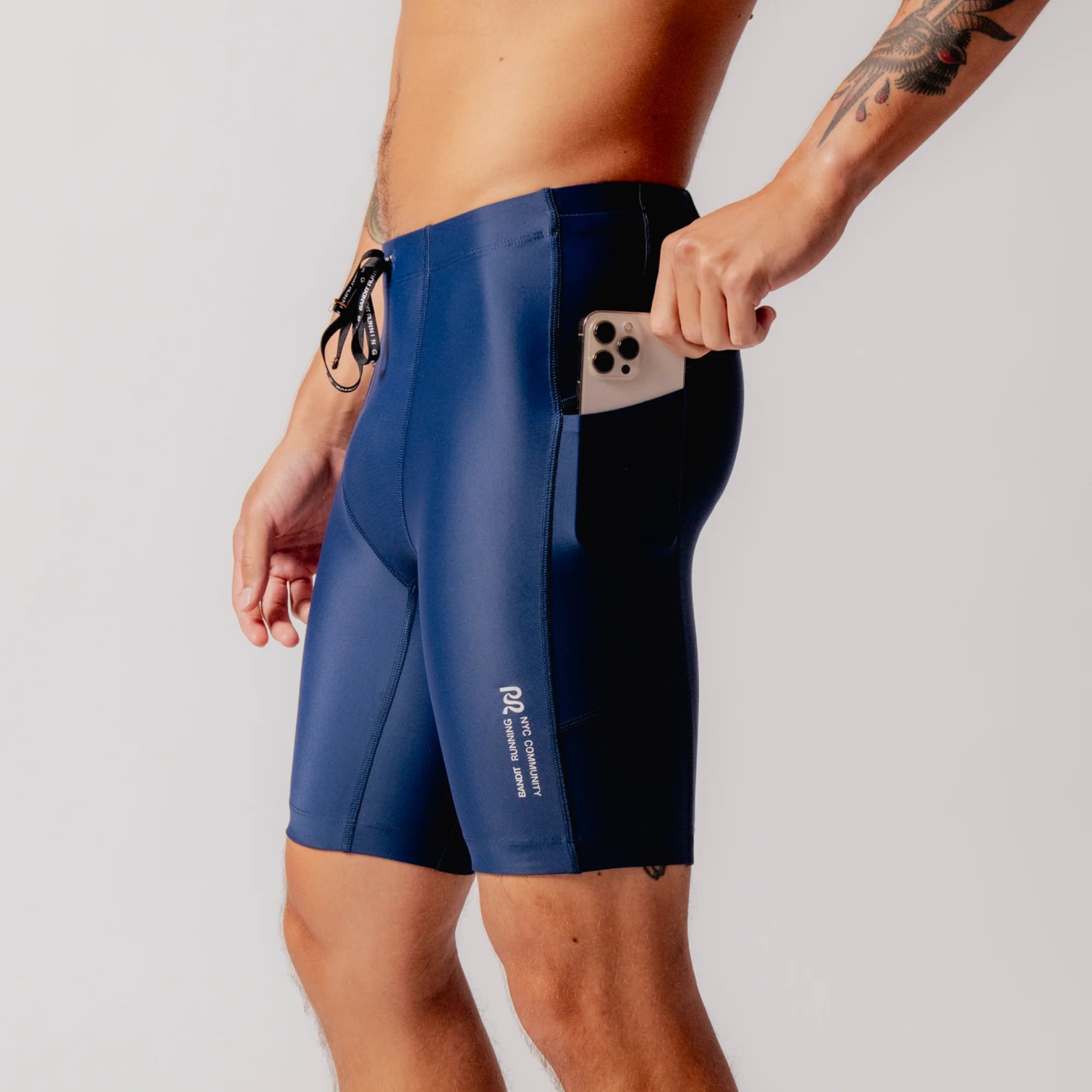 Bandit | Superbeam™ Next Gen 7 Pocket Half Tights - NY Navy