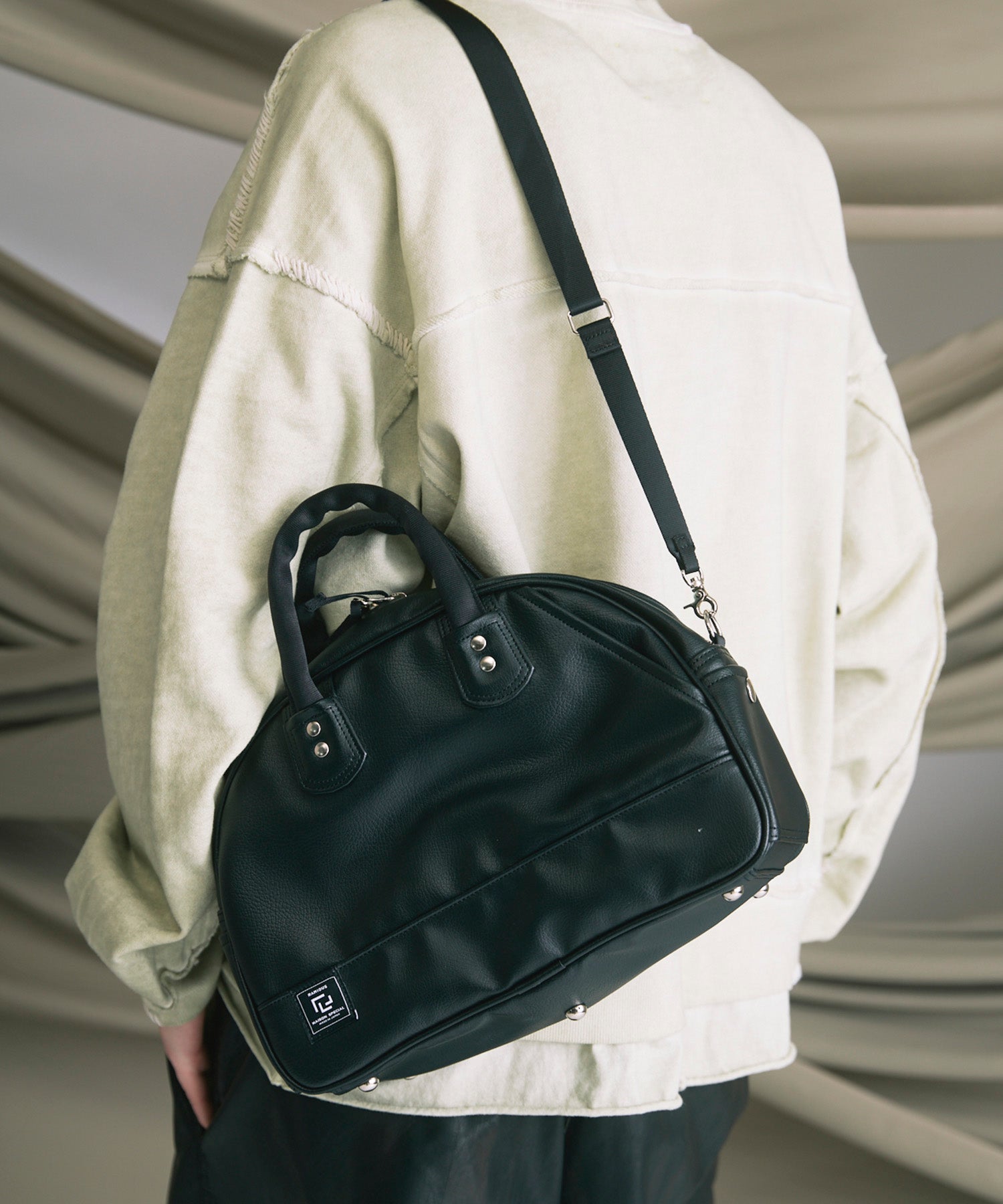 RAMIDUS】Collaboration 2way Boston Bag