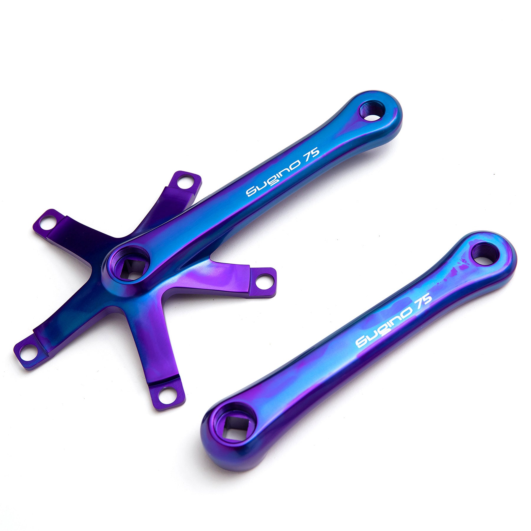 MASH X Sugino 75 Purple/Blue Crank Arms 165 – MASH SF