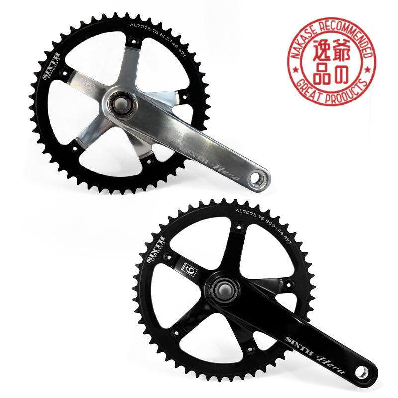 YouTubeで紹介】SIXTH Heraクランクセット49T｜大阪梅田のピストバイク