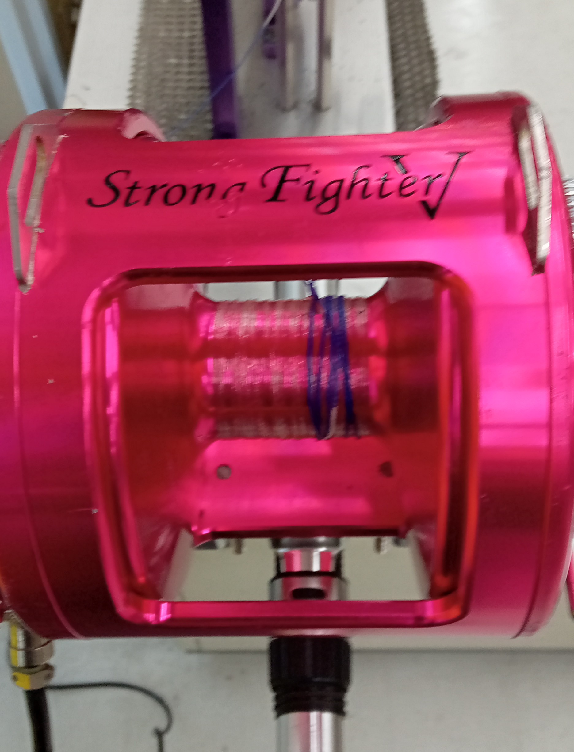 ストロングファイターV 中古電動リール有ります（ピンク） | 釣り具の