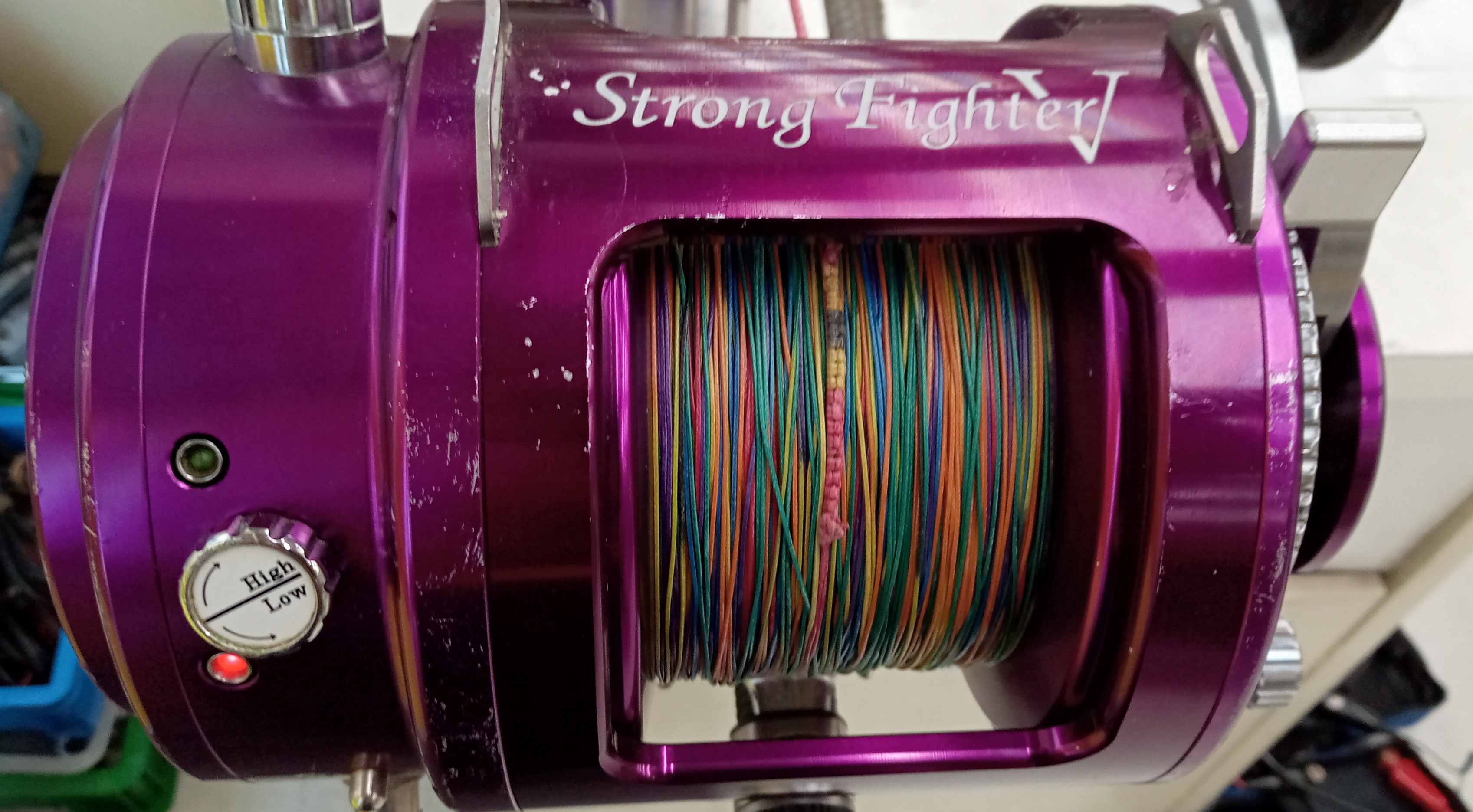 ストロングファイターV 中古電動リール（パープル） | 釣り具のマルハン