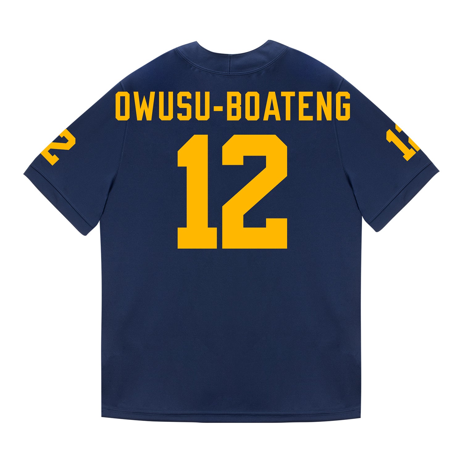 Michigan Wolverines #12 Nathaniel Owusu-Boateng Student Athlete
