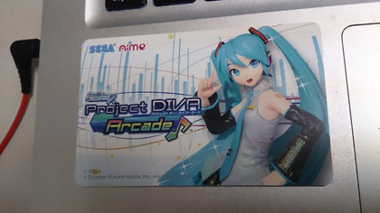 初音ミク Project DIVA Arcade：新デザインAimeカードが登場！ | 週刊