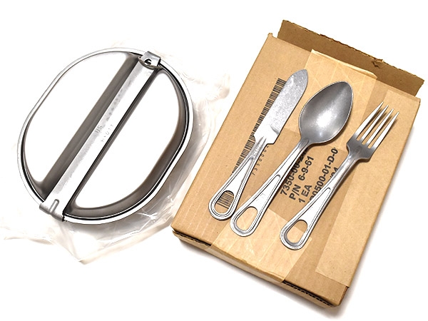 米軍実物 希少 新品 メスキット カトラリー ナイフ フォーク スプーン