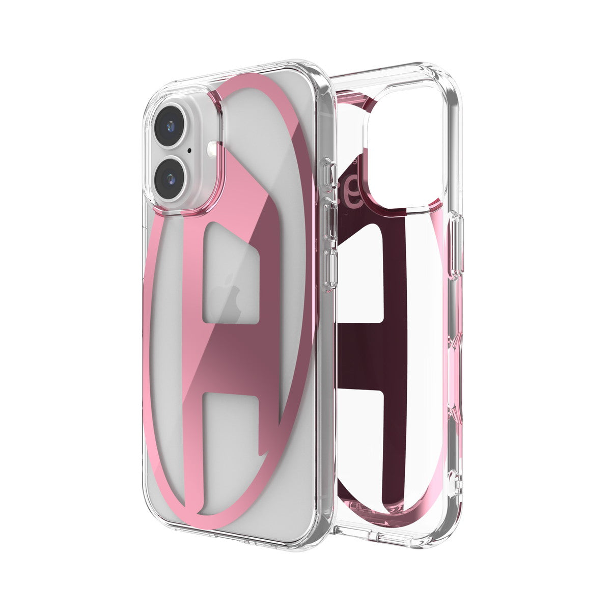 iPhone 16ケース Oval D Mirror Clear クリア/ピンク – MiraiSell