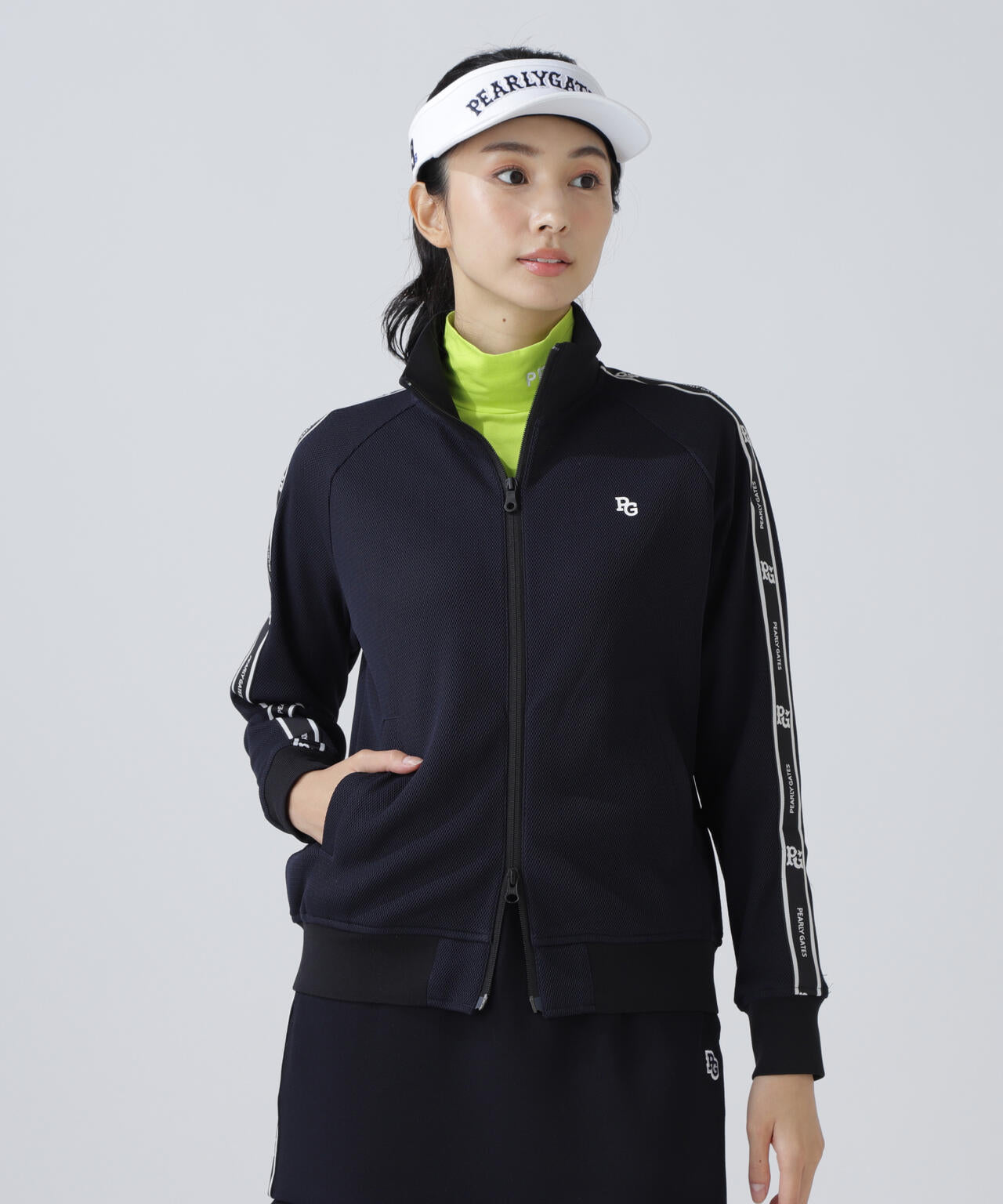 Peストレッチメッシュ トラックジャケット | PEARLY GATES（パーリー