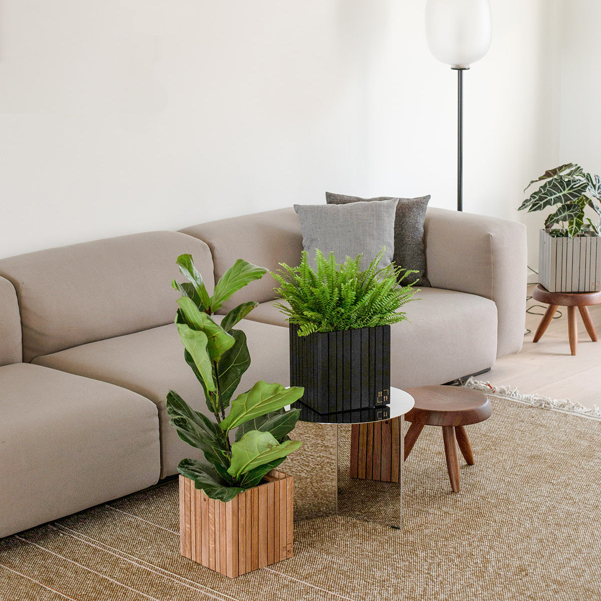 Squarely•植物の為の家具〜給水式プランター〜 - Moobeli