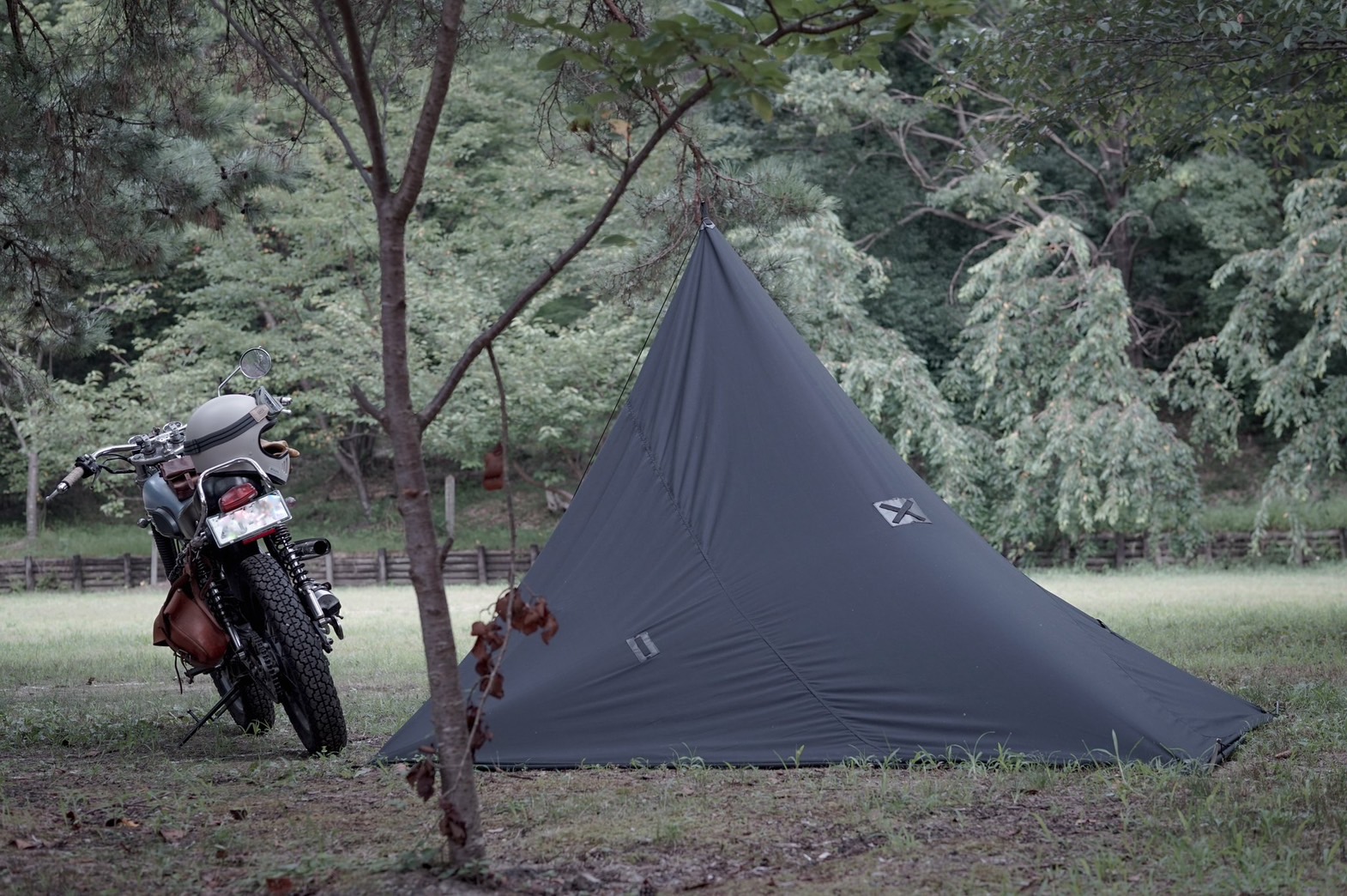 polyester & cotton tarp 『KURO』 | MOOSE ROOM WORKS