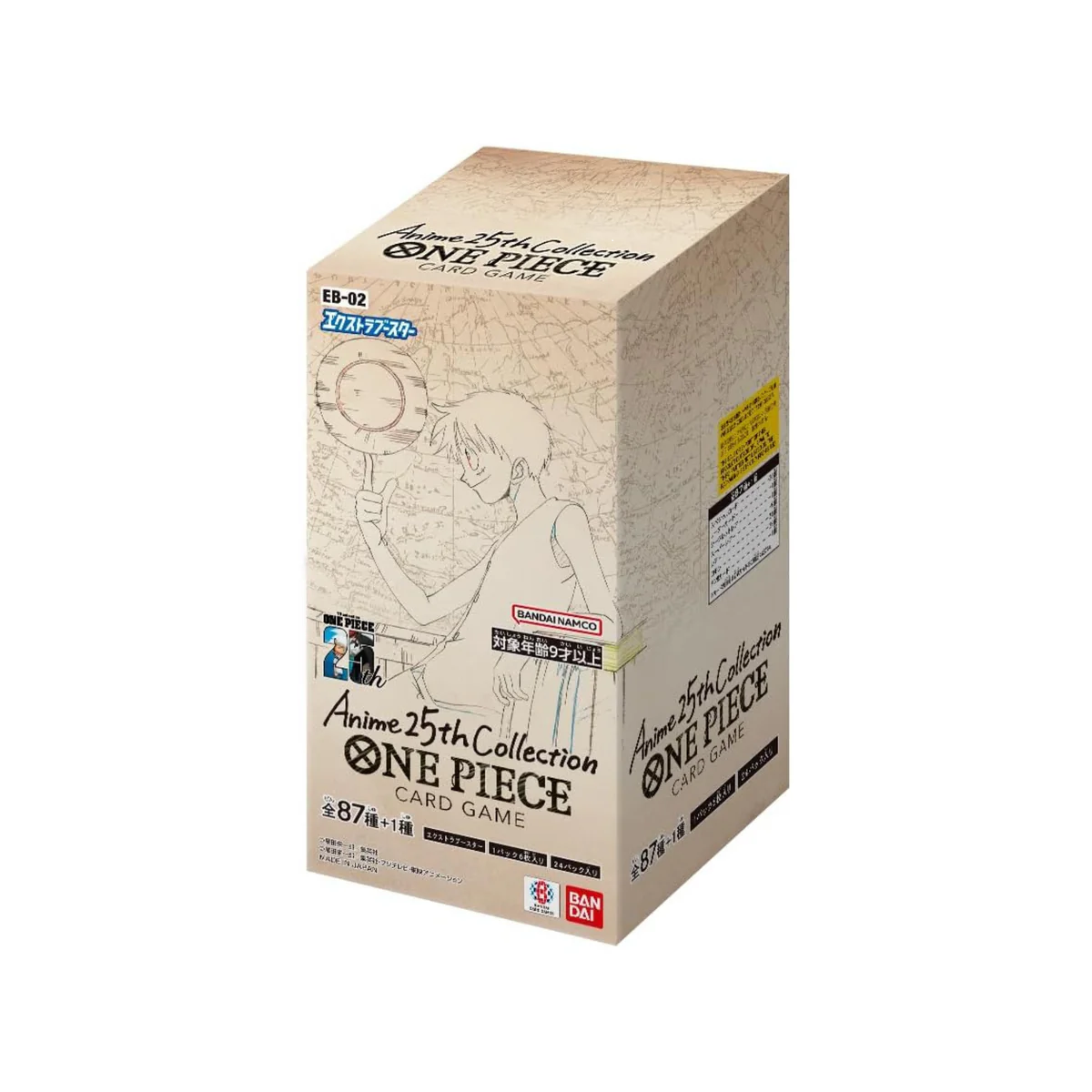 JP] One Piece EB-02 Booster Box Anime 25th Anniversary - Japanese
