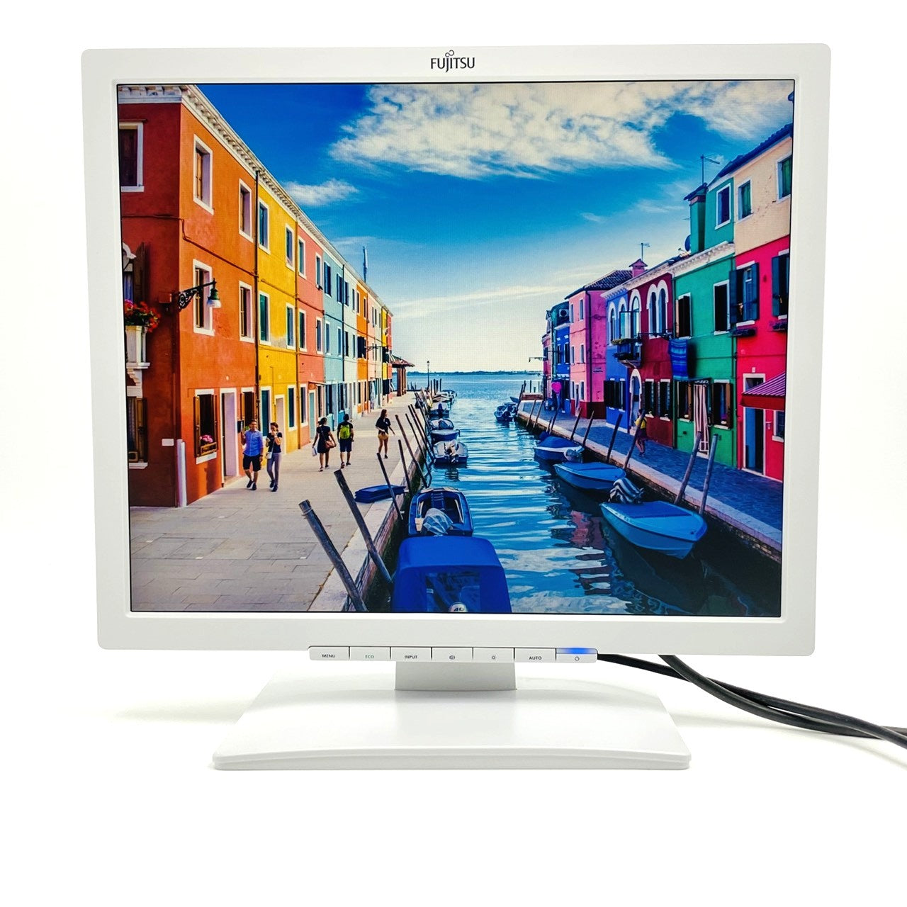 中古モニター】19インチ メーカー FUJITSU 型番 VL-E19-7 入力端子 D