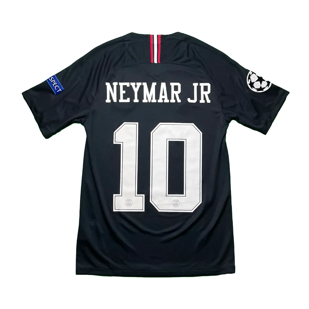 Jordan PSG ネイマール 10 ブラック シャツ Neymar Jr #10 PSG 2018-19