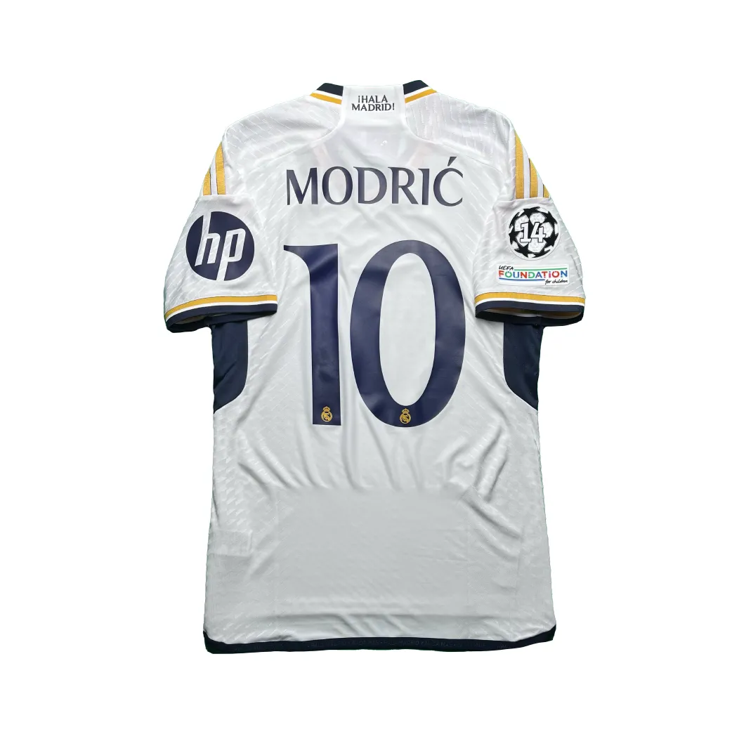 Player Edition] Real Madrid 2023/24 Home Shirt - Modric #10 (UEFA