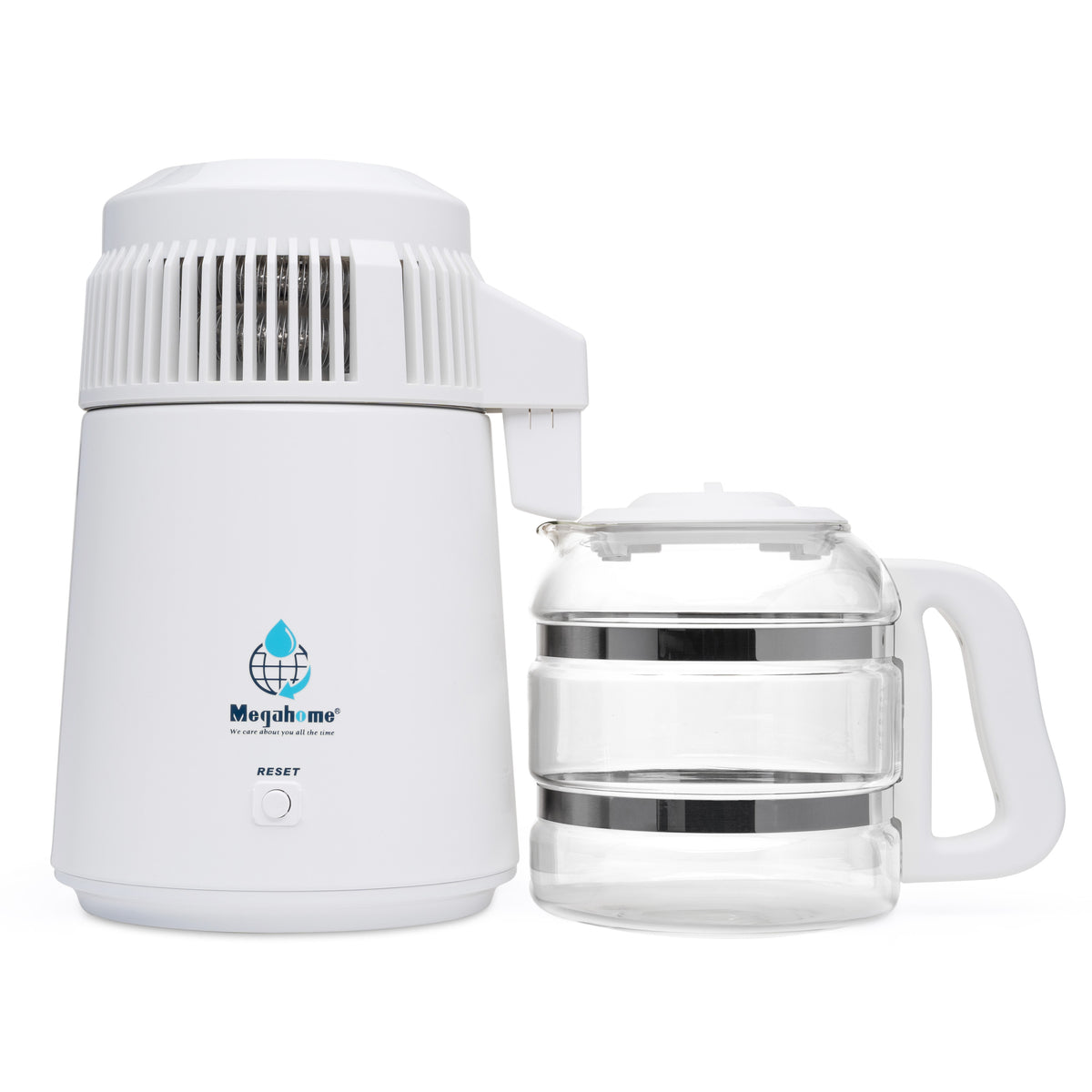 MH943TWS Megahome Water Distiller, Glass Collection – Nutriteam Inc