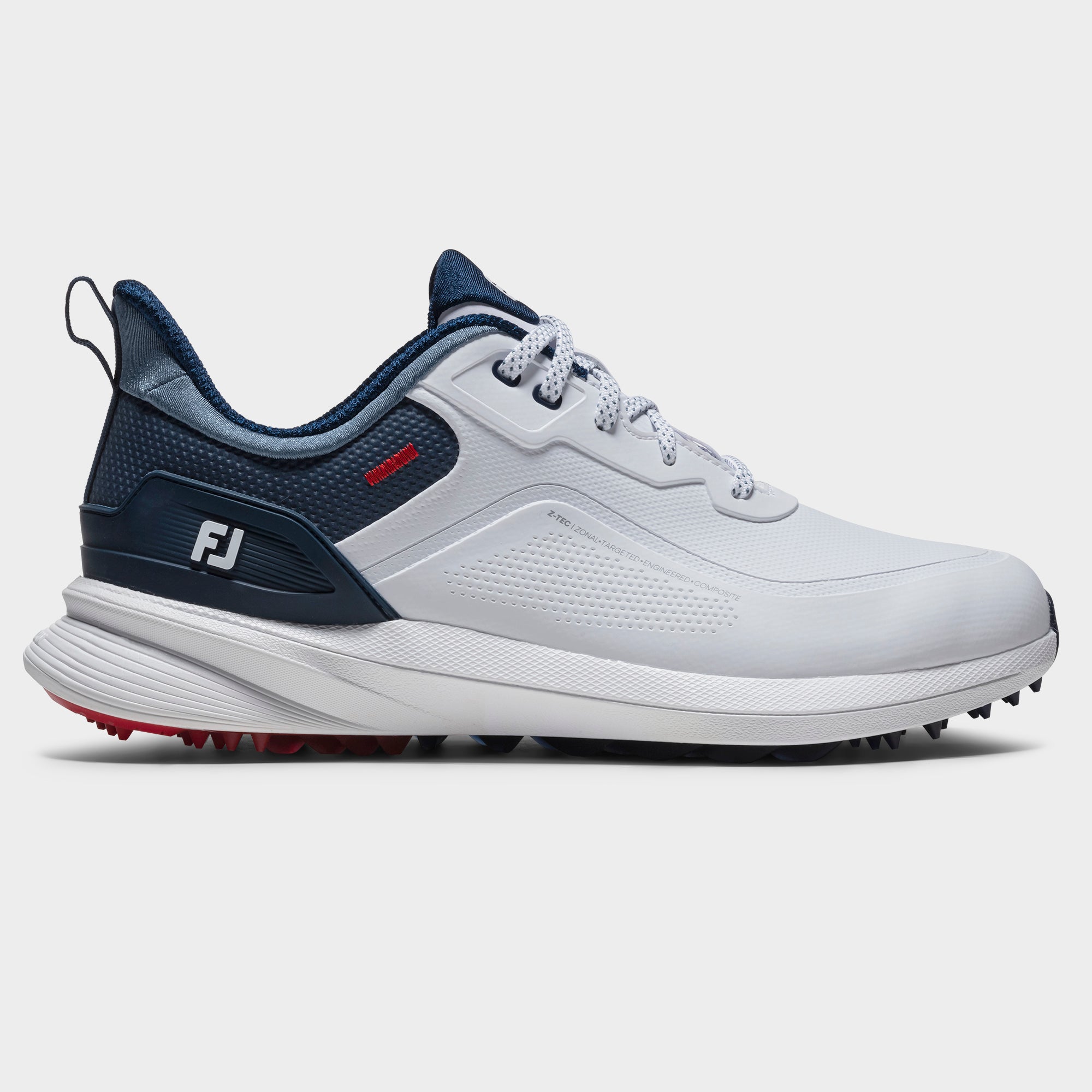 FOOTJOY PRO SL -- WHITE/NAVY – New York Golf Center