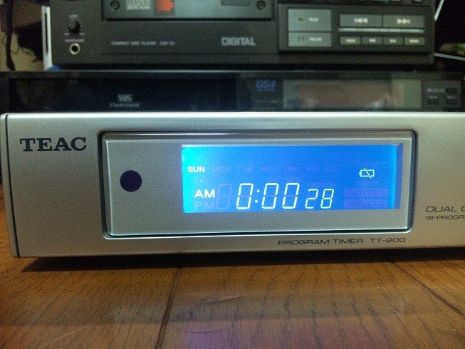 TEAC オーディオタイマー TT-200の修理