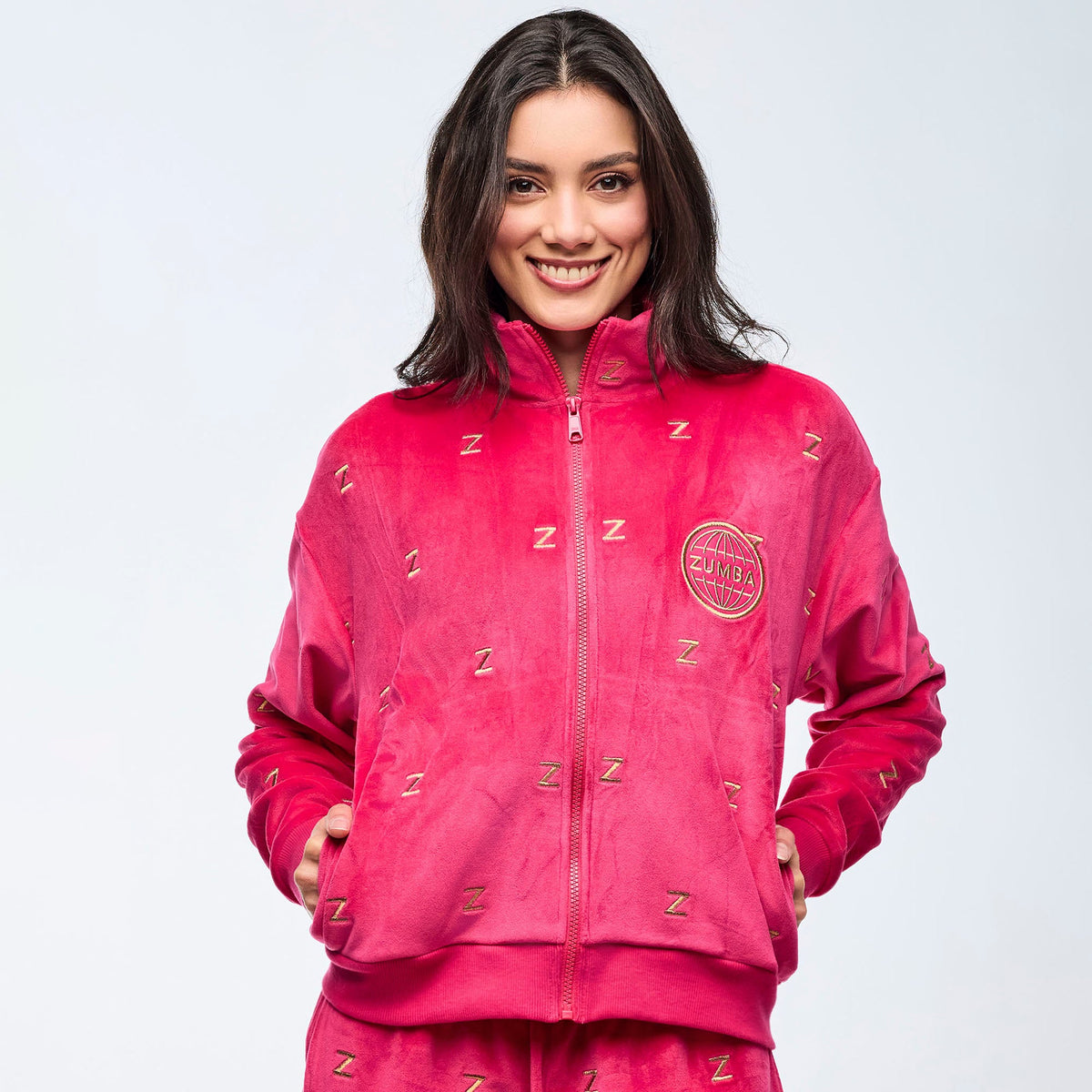 Zumba Holiday Track Jacket - Deep Pink Z1T001034 – Natysports