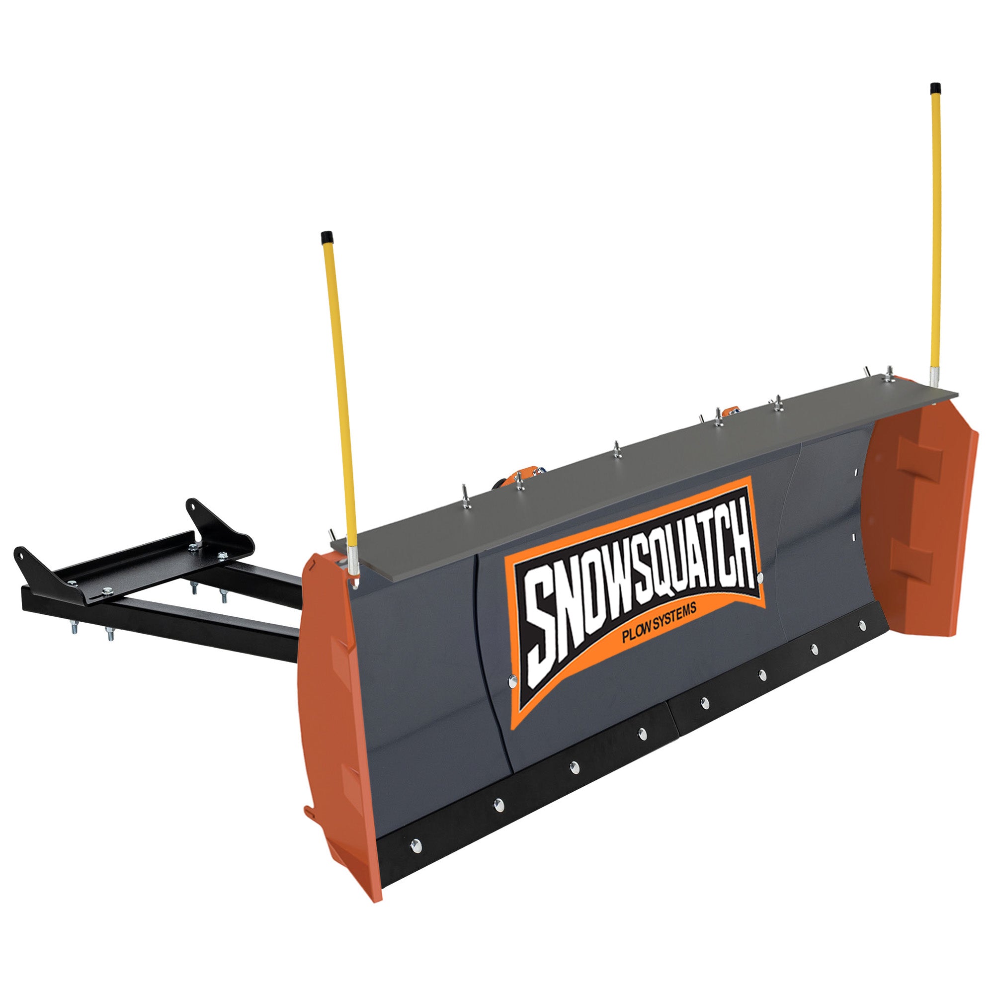 SNOWSQUATCH Deluxe ATV Snow Plow System 48-60 Inch Steel Blade