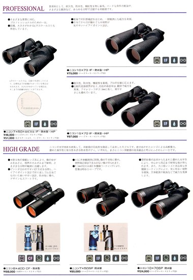 赤いラインの双眼鏡: ニコンカメラの小(古)ネタ