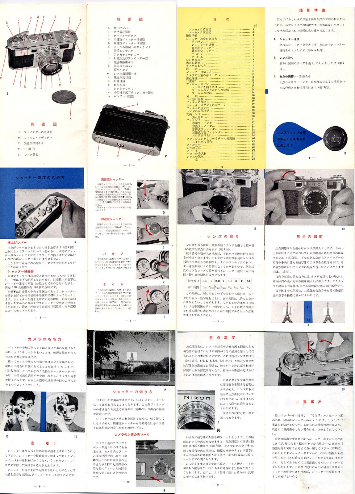 ニコンS2 使用説明書(使い方): ニコンカメラの小(古)ネタ