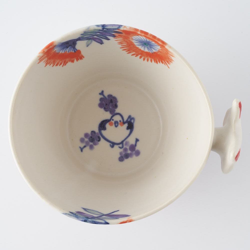 作家 武田朋己 スープカップハーフ ねこ 2025 ¥9,900 大人の焼き物