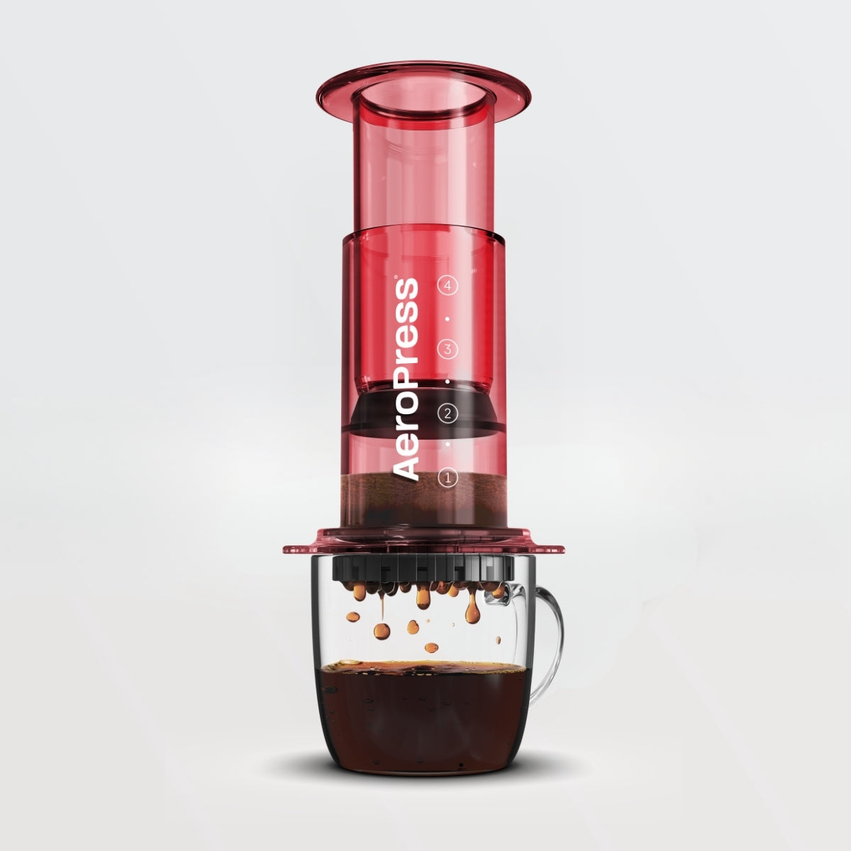 エアロプレス クリア カラーズ 「レッド」 | 【正規代理店】小川珈琲