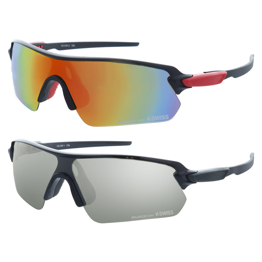 K・SWISS】 偏光 スポーツサングラス KS3107