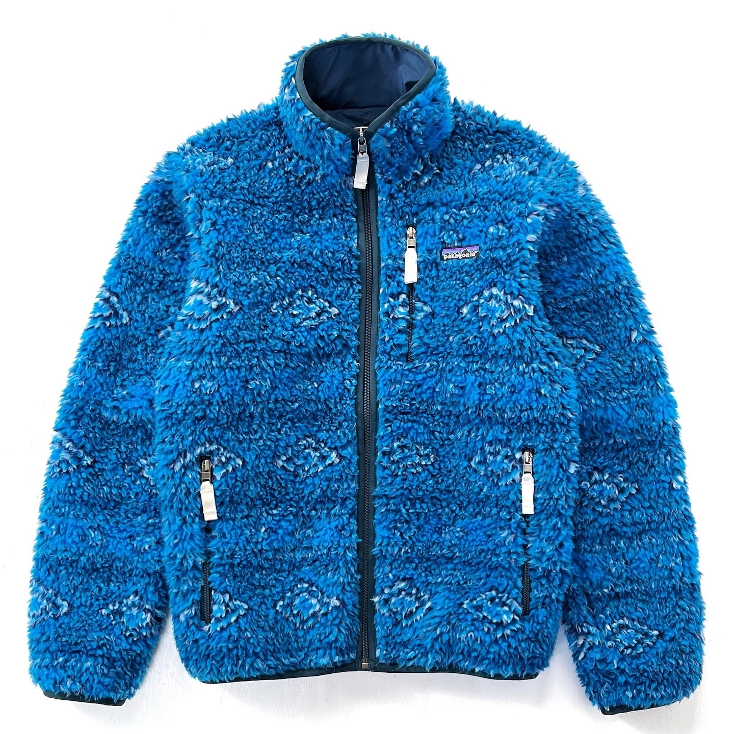 2012 Patagonia Classic Retro-X Deep Pile Cardigan, Choolie: Bandana Bl