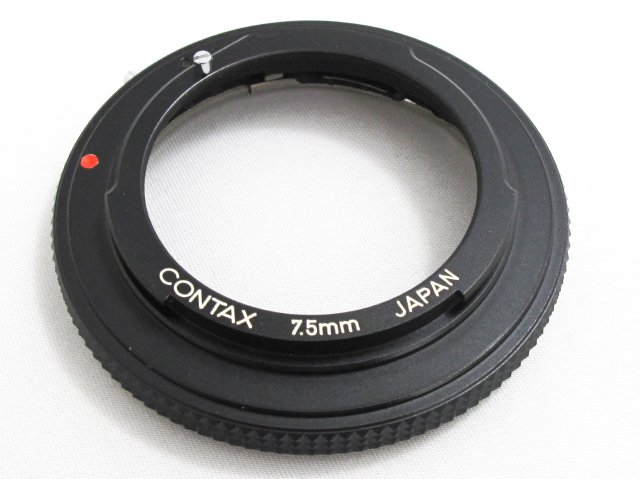 コンタックス 接写の部屋(接写リング7.5mm) presented by カメラの極楽堂