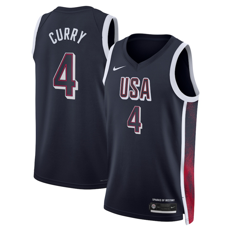 Steph Curry #4 Team USA Olympics NBA Swingman Jersey - Golden