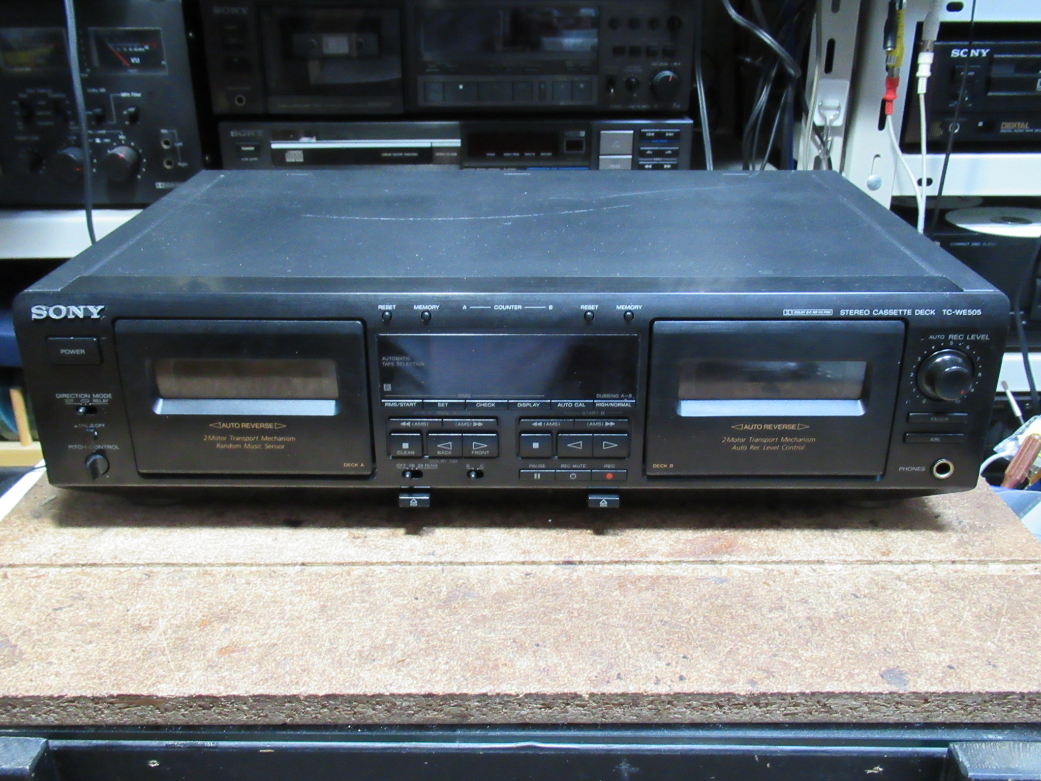 SONY TC-WE505 ギヤ割れ～修理中止 – Audiolife － Enjoy your audio