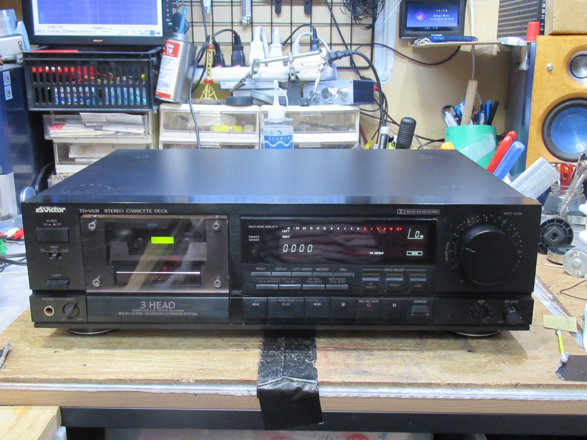 VICTOR TD-V631 ベルト＆ギヤ交換 – Audiolife － Enjoy your audio life!!