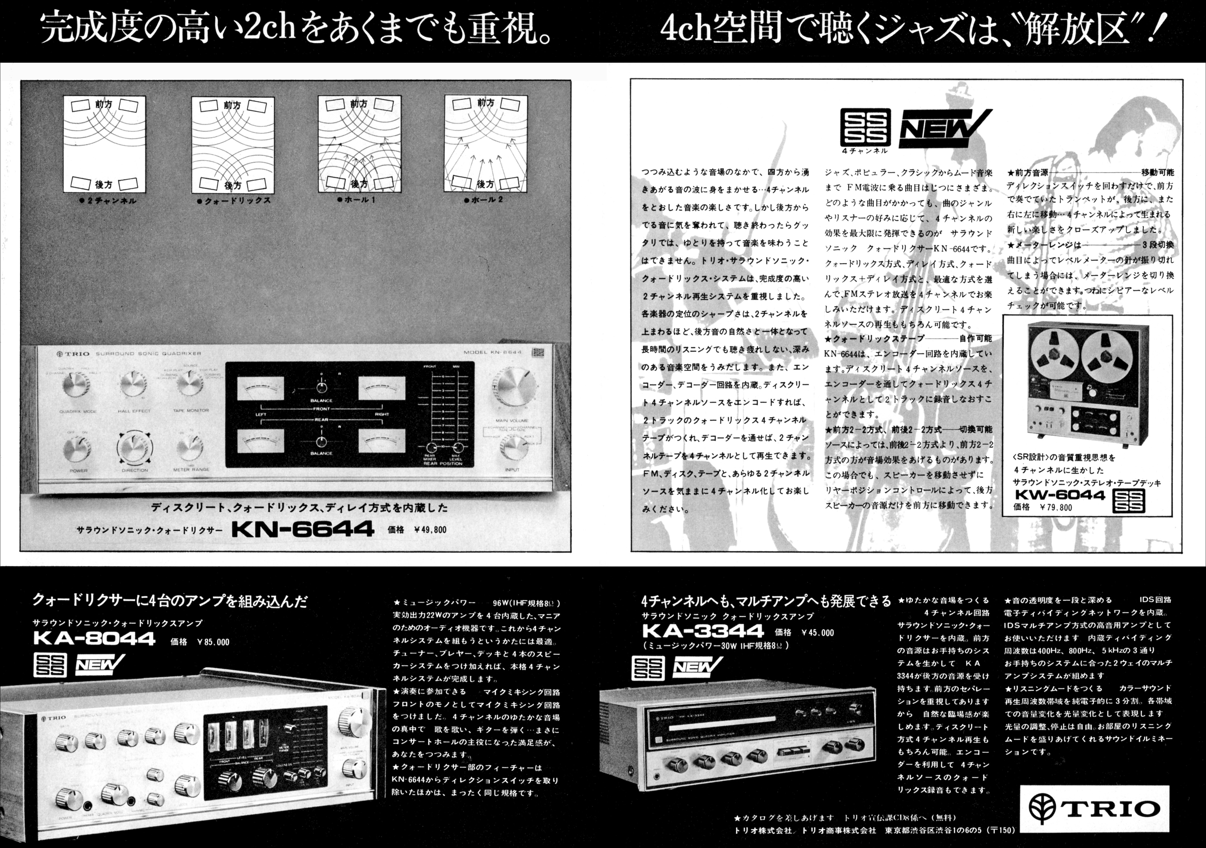 トリオ KN-6644, KA-8044, KA-3344, KW-6044 | the re:View (in the past)