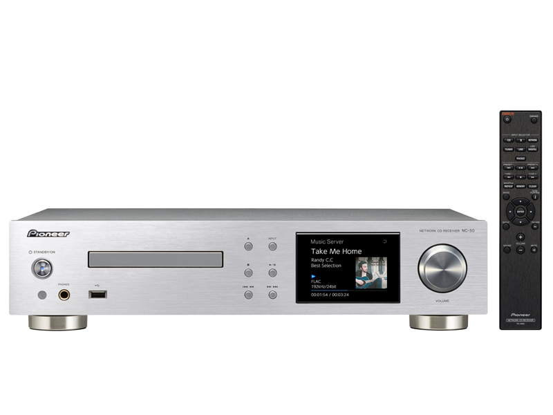 パイオニア、ネットワーク/CD/radiko/BT/アンプを一体化した「NC-50
