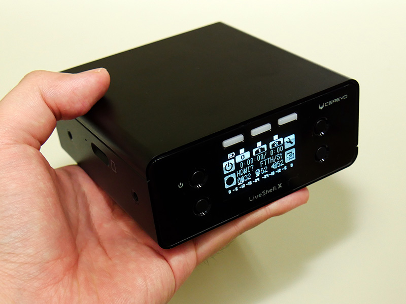 Cerevo、H.265で1080/60p配信できる「LiveShell X」販売開始。69,800円