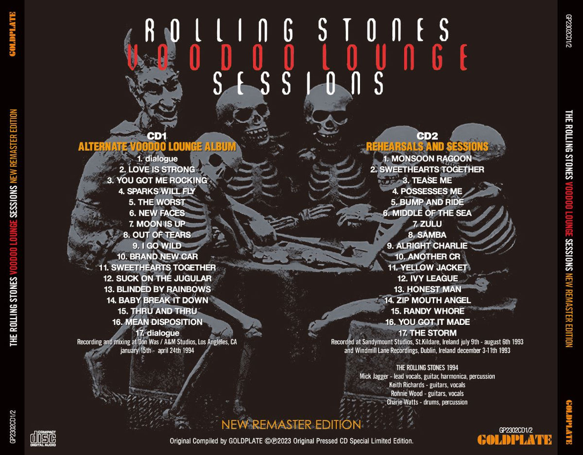 THE ROLLING STONES / VOODOO LOUNGE SESSIONS - NEW REMASTER EDITION