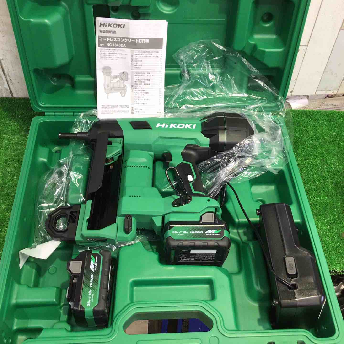 ☆ハイコーキ(HIKOKI) コードレスコンクリート釘打機 NC1840DA(2XPZ