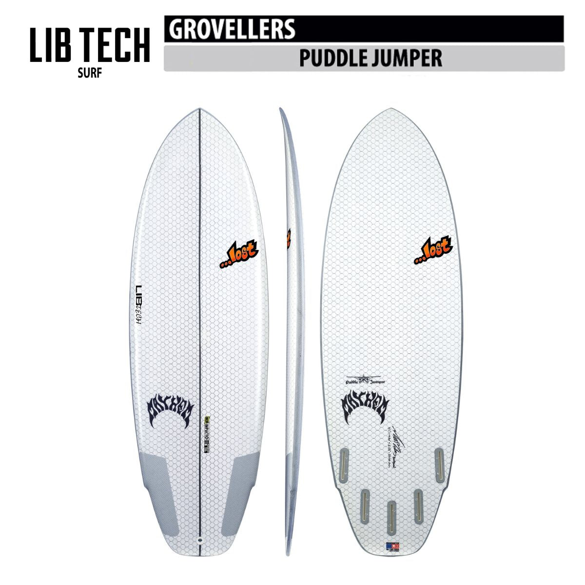 LIBTECH SURFBOARD PUDDLE JUMPER 5'1