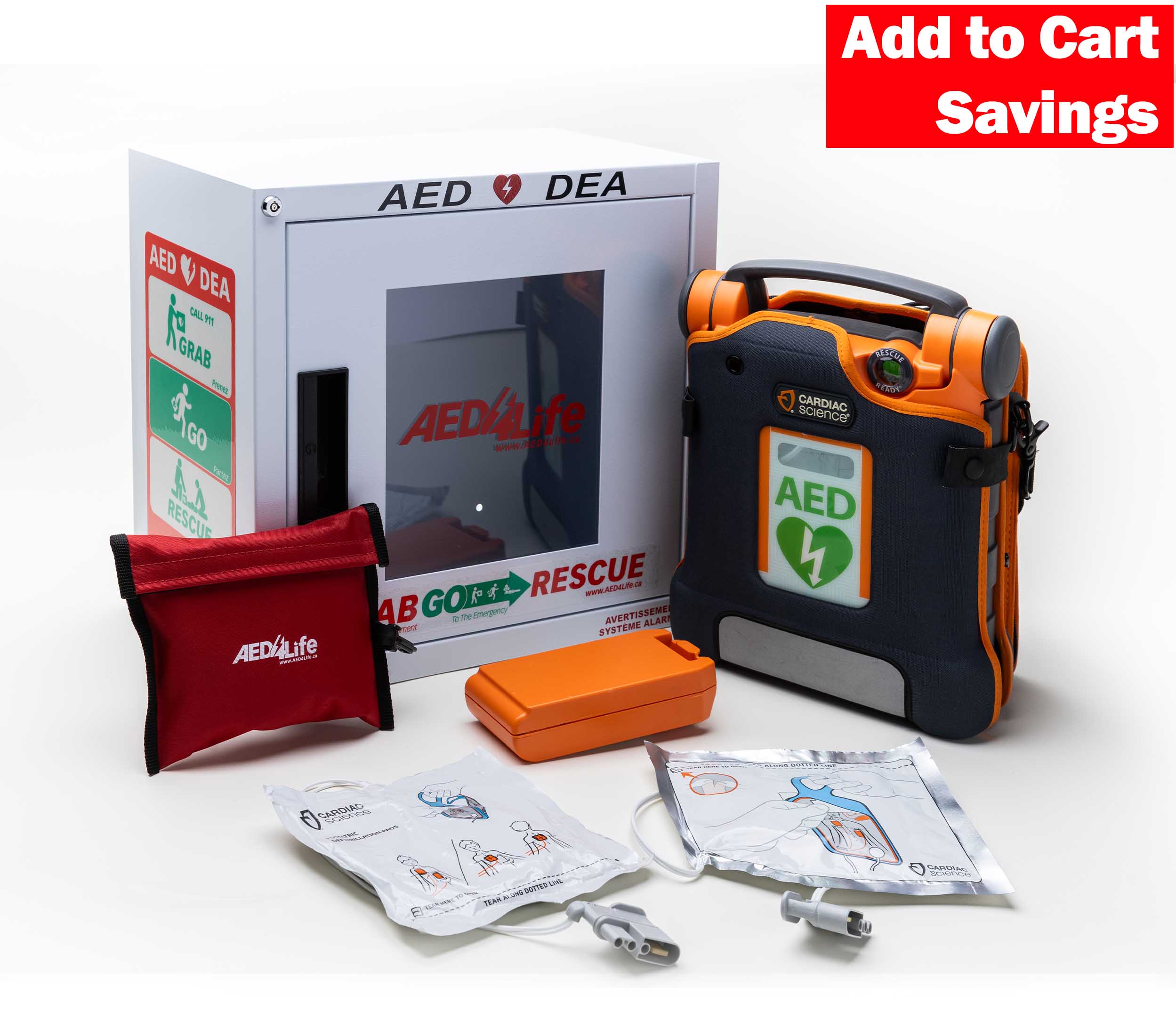 Cardiac Science G5 BILINGUAL AED Complete Package – The AED Shop