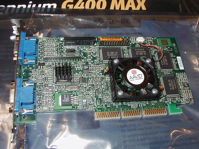 2D最強」と言われたMatroxのMillenniumシリーズ （取材中に見つけた