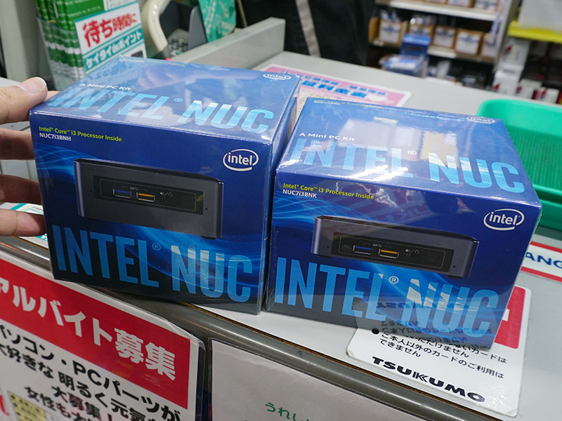 Kaby Lake版Core i3搭載のIntel NUCが2モデル発売、4K/60Hz対応