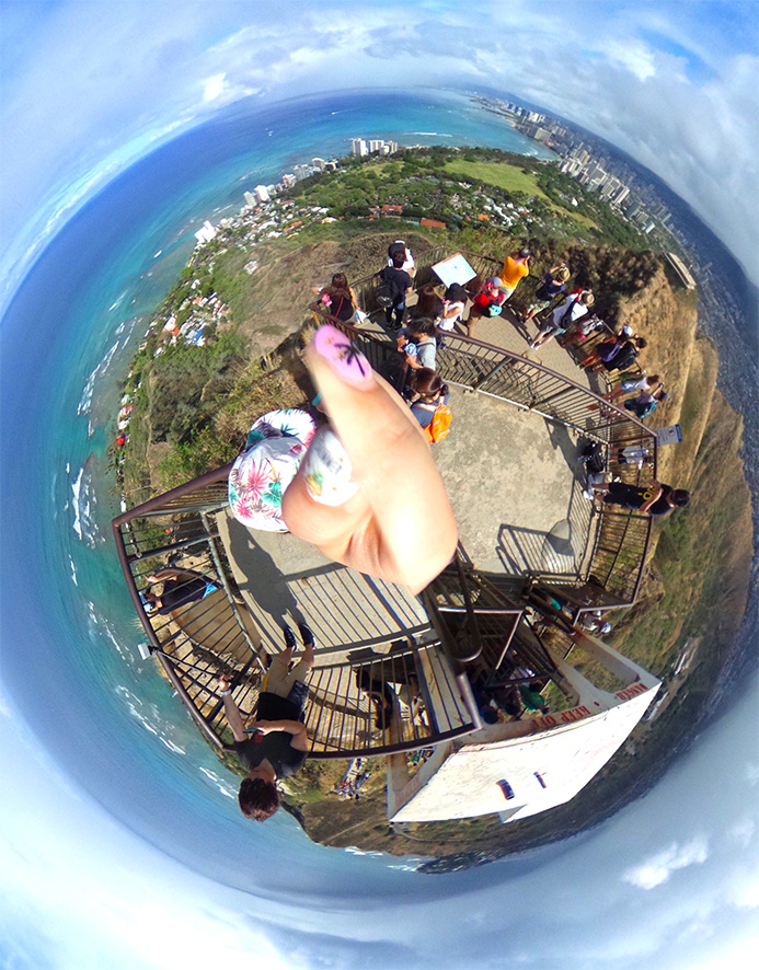 360度ハワイ！人気の全天球カメラ・RICOHシータを使ってみた