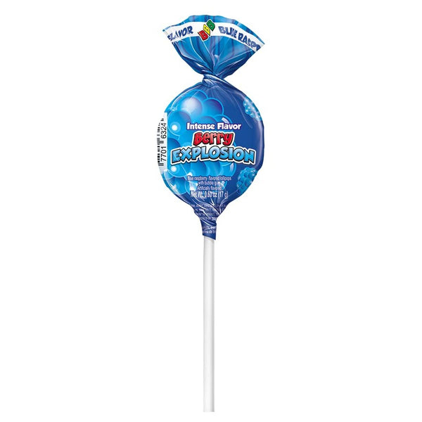 Colombina Bon Bon Boom Berry Explosion Bubble Gum Pops - 6-oz. Bag