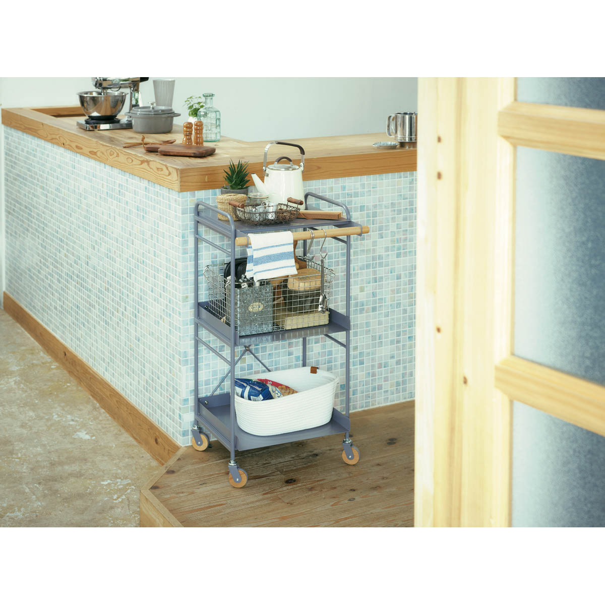 スチールワゴン W455×D460×H850mm | 【公式】allecore(アレコレ) 家具