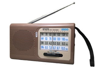 短波も聞けるワイドバンドラジオ【S23-070Z】(C)