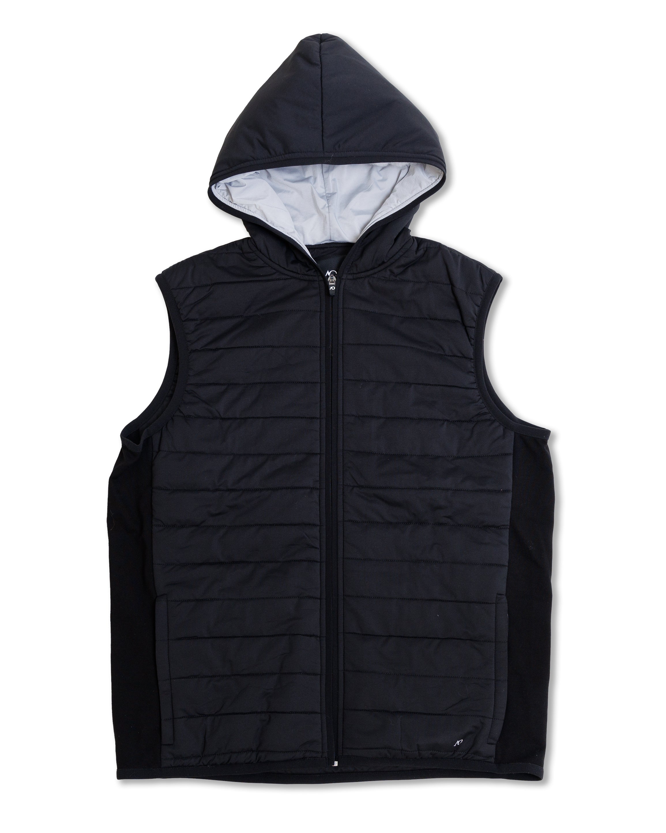 Corlys Hooded Vest - Black/Grey Heather – AndersonOrd Performance
